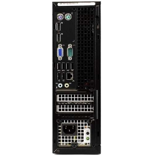 Dell Desktop PC with Intel i5, 8GB RAM, 256GB SSD, 22" LCD, DVD, WiFi - Windows 10 Pro