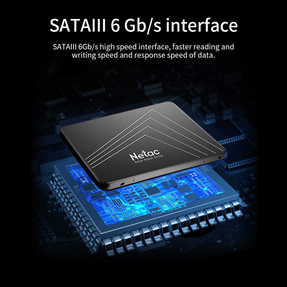Netac High-Speed 120GB/240GB/500GB 2.5" SATA III SSDs