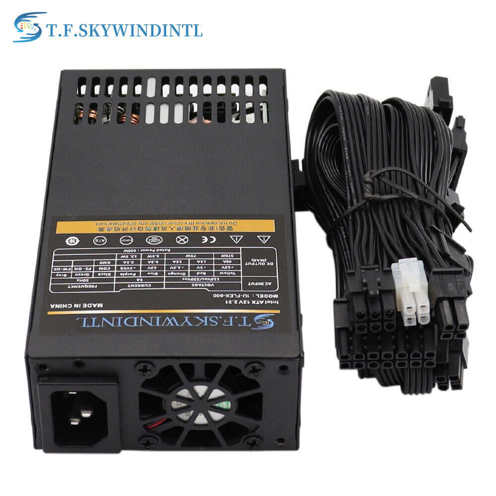 600W Modular ATX Power Supply for Enhance 7660B 1U Flex Mini ENP