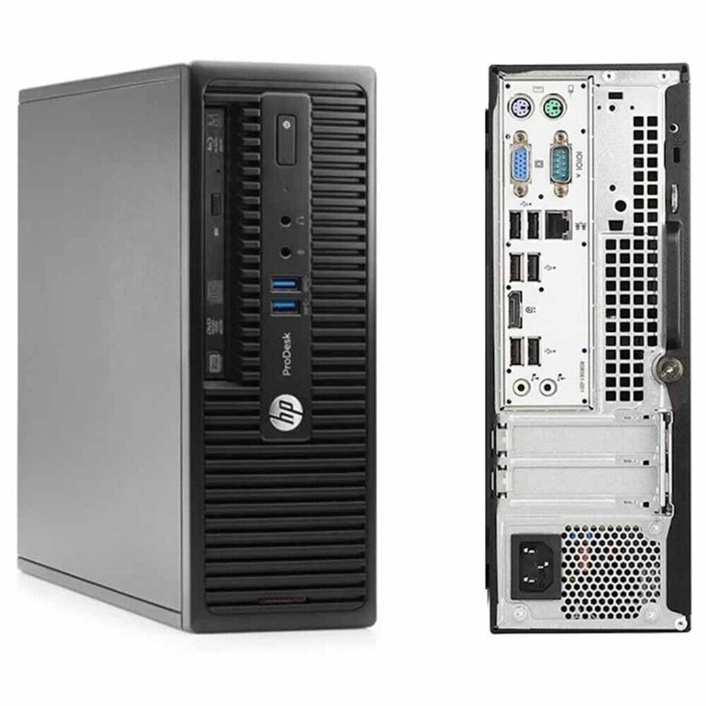 HP Desktop Computer SFF with 8GB RAM, 250GB HD, 20in LCD, Windows 10, Wi-Fi, DVD/RW