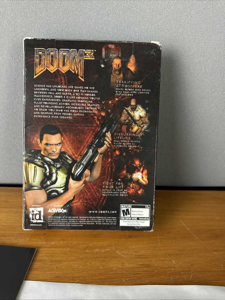 Doom 3 Big Box PC Game - Complete Three Disc Set, 2004