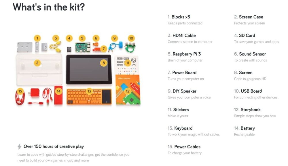 Kano DIY Computer Kit with Raspberry Pi 3 - Build, Code, and Learn