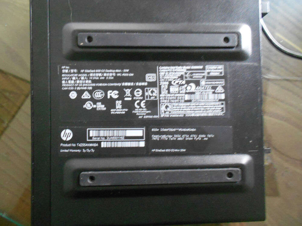 HP EliteDesk 800 G2 Mini Desktop PC with Intel i5-6500, WiFi+BT, 750GB HDD + SSD Slot