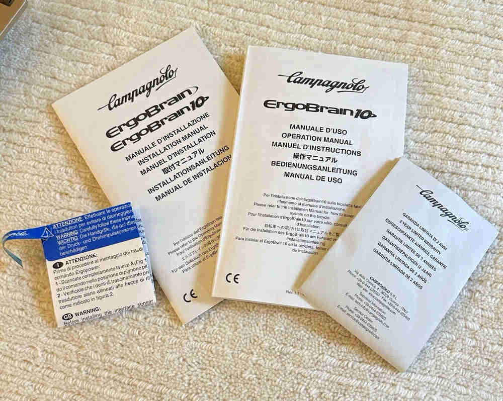 Campagnolo Ergobrain 10 Speed Computer Self Learning Assembly Kit
