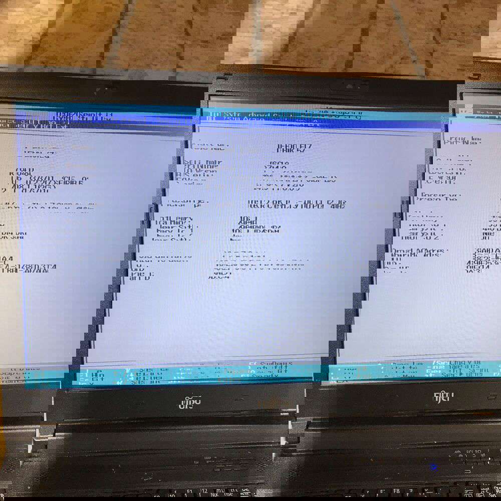 Fujitsu LifeBook E547 14" Business Laptop with i3-7100U, 128GB SSD, 8GB RAM, Windows 11