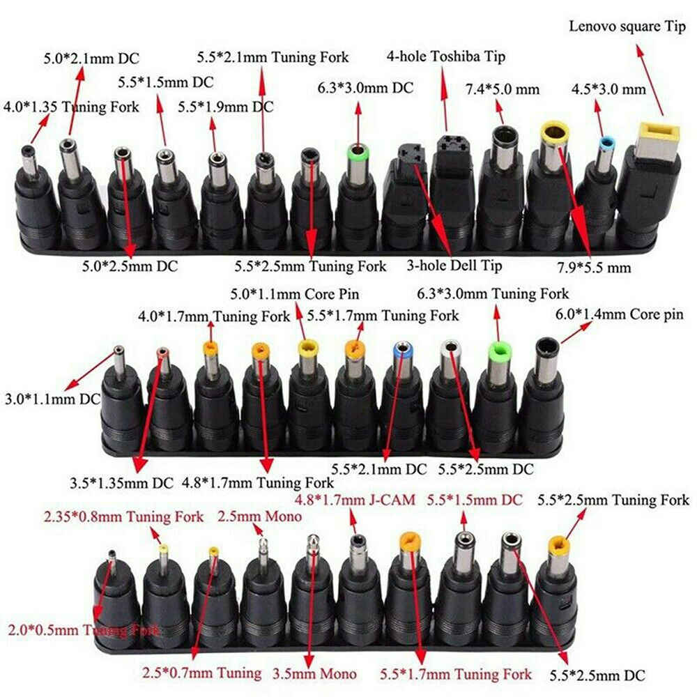 96W Universal Laptop Power Supply Charger Adapter with 42 Tips
