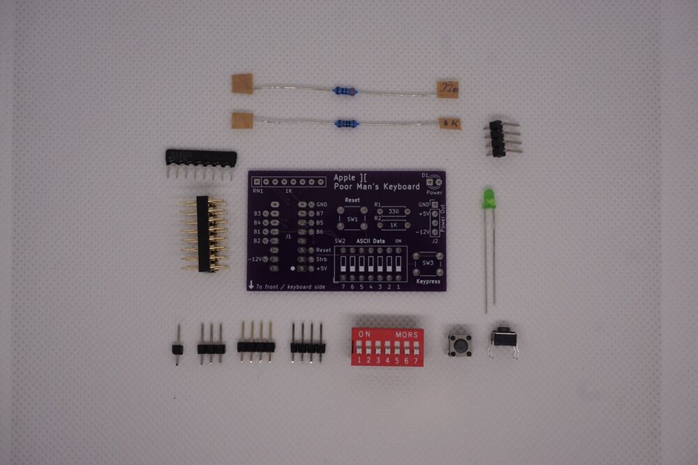 Affordable DIY Keyboard Kit for Apple 2 Enthusiasts