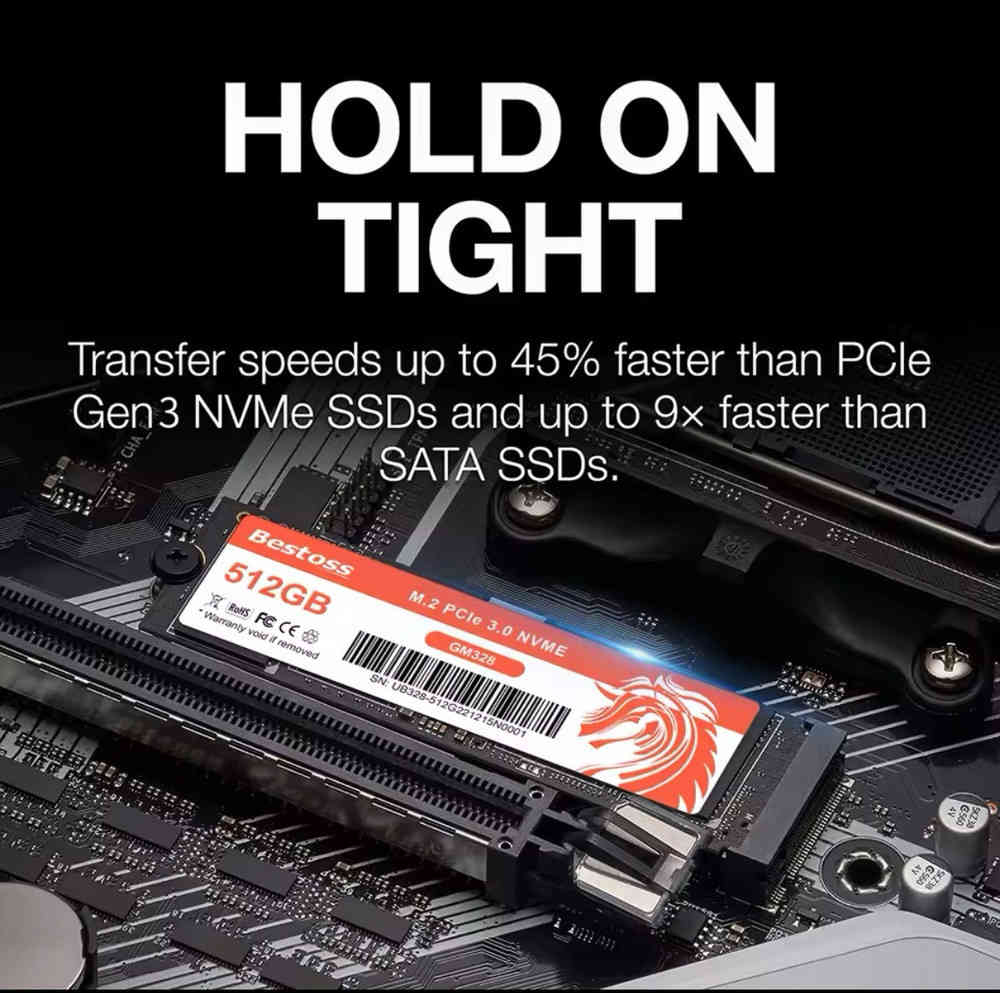 High-Speed NVMe M.2 256GB SSD for Gaming Laptops