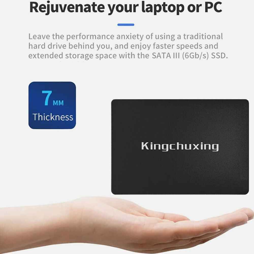 High-Performance 512GB 2.5" SATA III 6Gbps Internal SSD