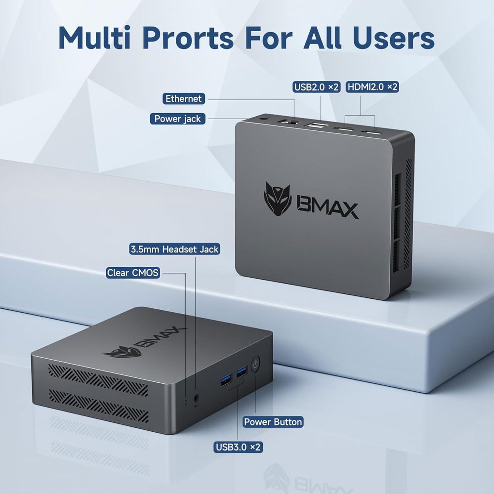 B3 Pro Mini PC - Intel N5095, 8GB RAM, 256GB SSD