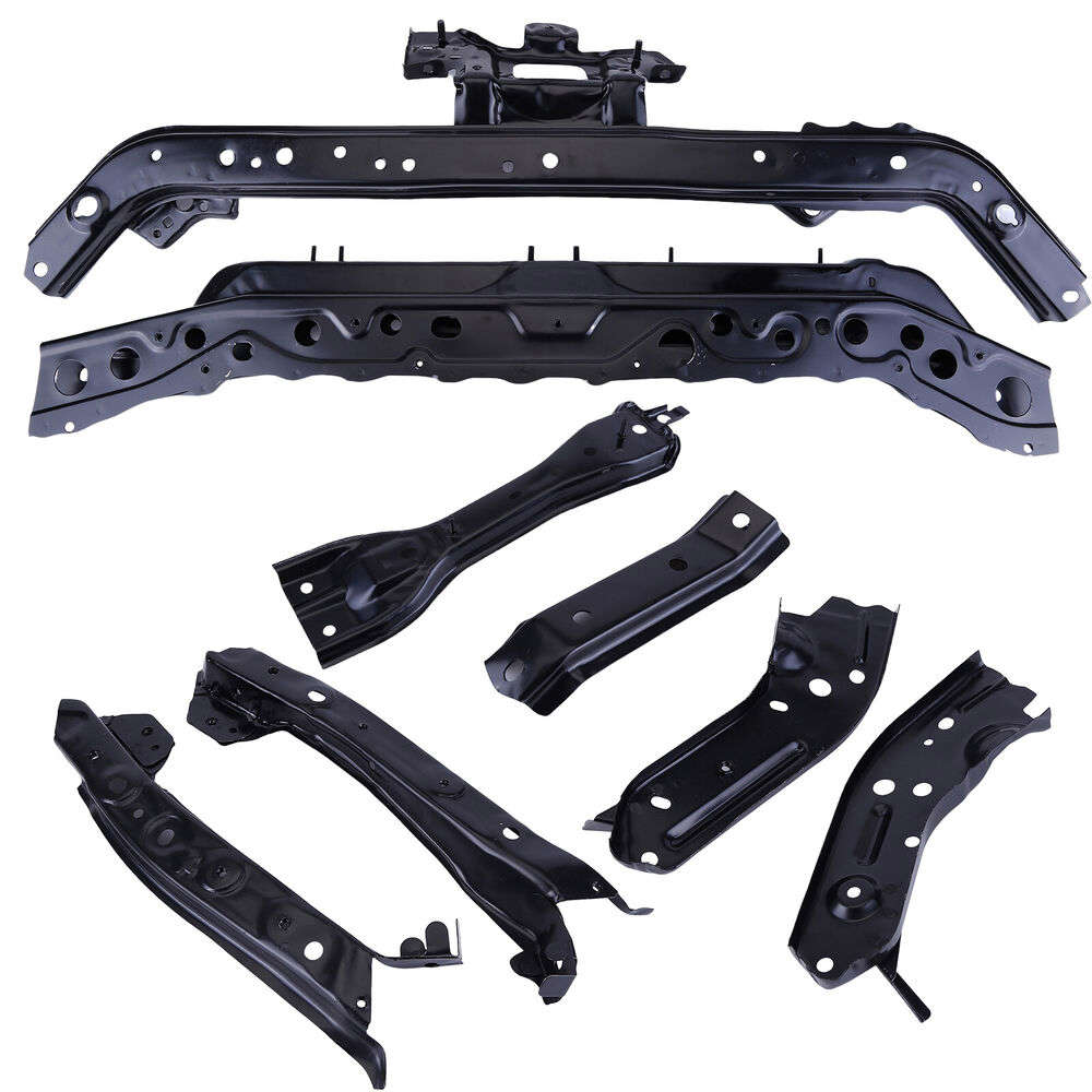 Upgraded Steel Front Support Radiator Brackets Kit for 2013-2019 Nissan Sentra