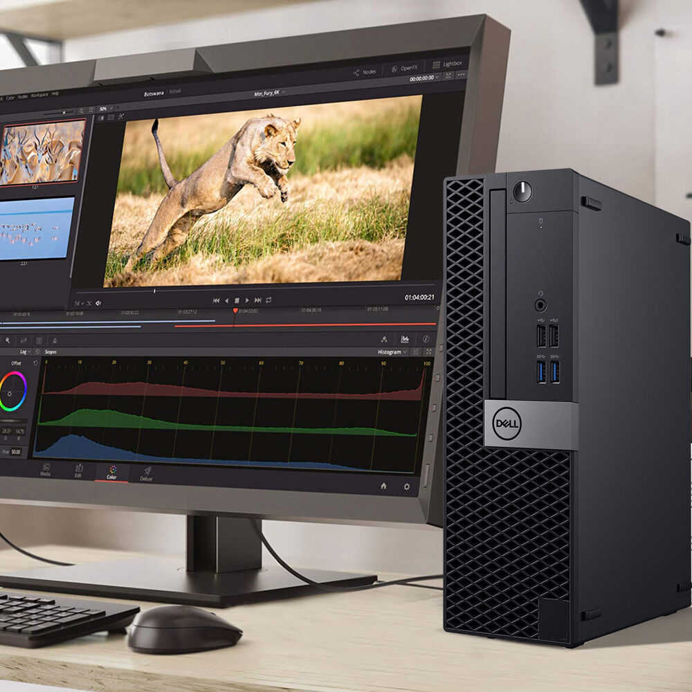 Dell High-Performance Desktop PC with Intel i7-6700, 64GB RAM, 2TB SSD