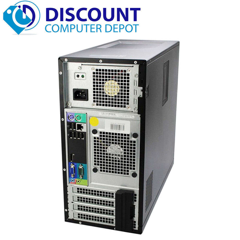 Dell Optiplex 3010 Desktop PC with Intel i5, 8GB RAM, 256GB SSD, and 19" LCD