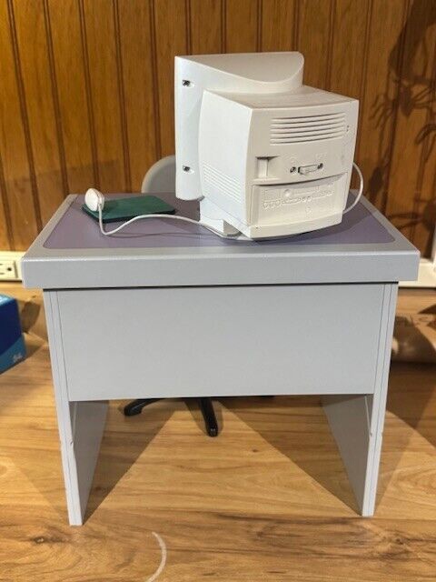 Vintage 1996 American Girl Doll Macintosh Computer Desk & Chair Set