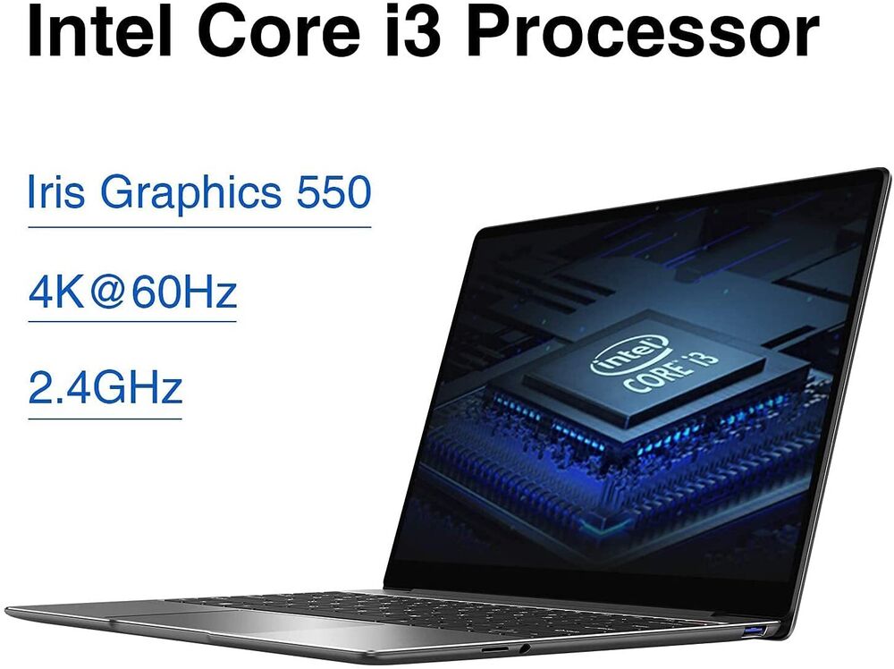 CHUWI CoreBook Pro 13" Laptop with Intel i3, 8GB RAM, 256GB SSD