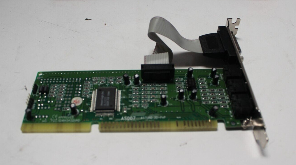 Asound 3D-PNP Gold ISA Sound Card AS007 - Open Box with Software