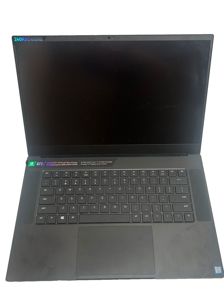 Razer Blade 15 Gaming Laptop with FHD Display, i7-9750H, 16GB RAM, 512GB SSD, RTX 2070, Windows 10