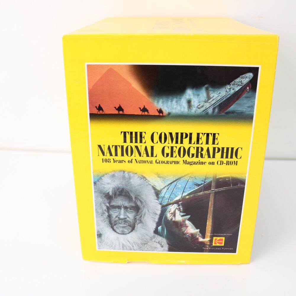 National Geographic Complete CD-ROM 1888-1990 for PC