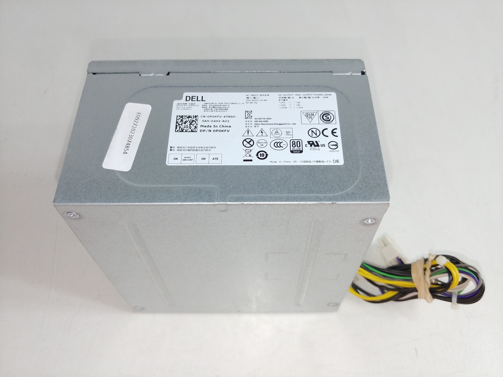 Dell P0KFV 290W ATX Power Supply Unit for Optiplex Desktops