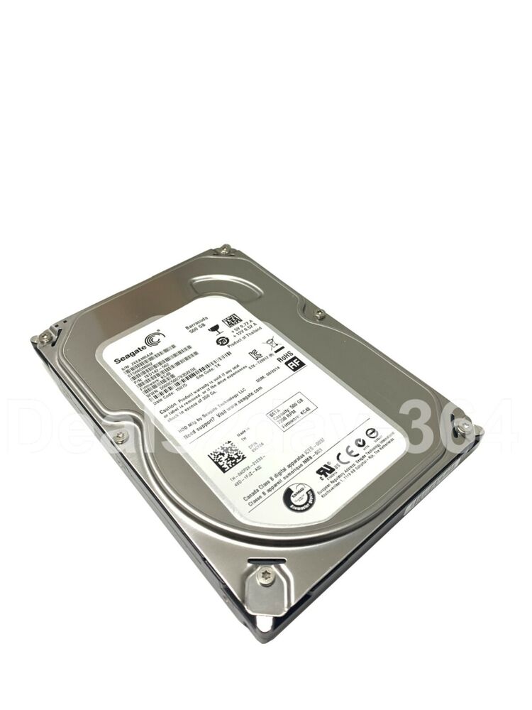 Seagate 500GB 3.5" SATA Internal Hard Drive for Desktop PC and DVR Systems