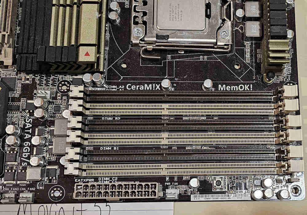ASUS SABERTOOTH X58 R2.0/GEN3 AM3 Motherboard Bundle with 3 Intel CPUs