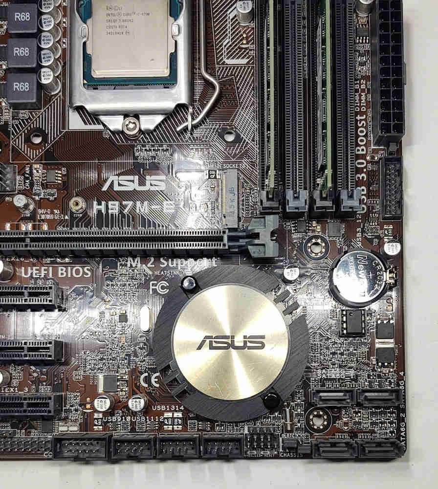 ASUS H97M-E mATX Motherboard with i7-4790 CPU Bundle