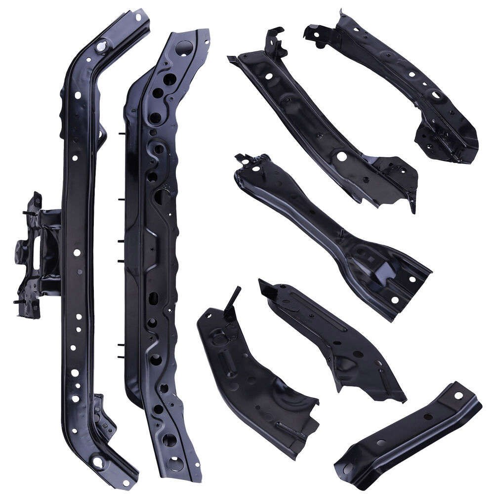 Upgraded Steel Front Support Radiator Brackets Kit for 2013-2019 Nissan Sentra