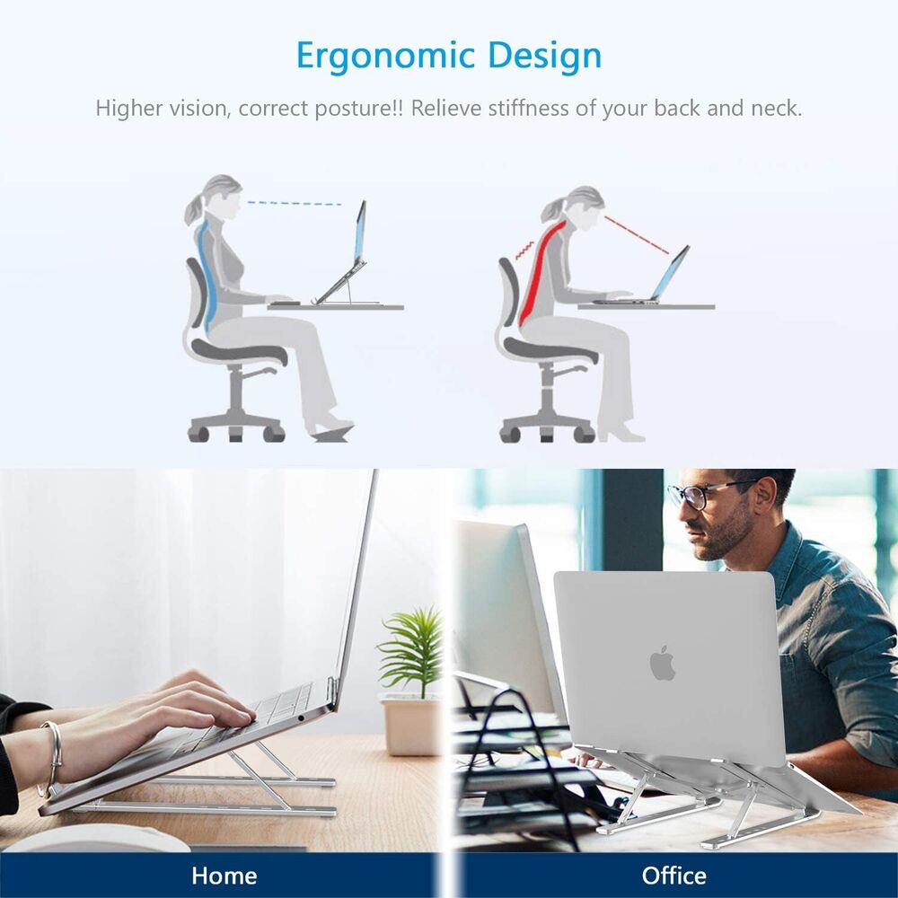 3 Colors Foldable Aluminum Laptop Stand