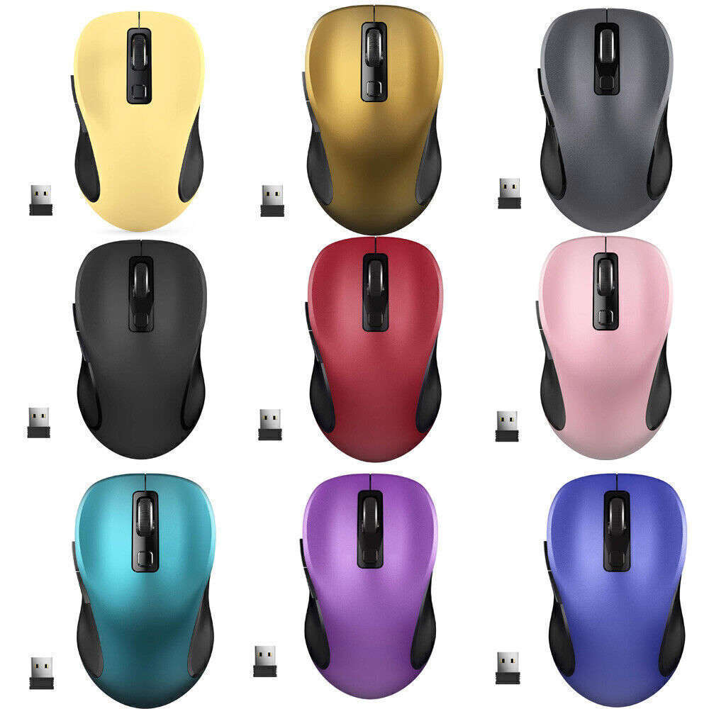 2.4GHz Wireless Optical Mouse with USB Receiver