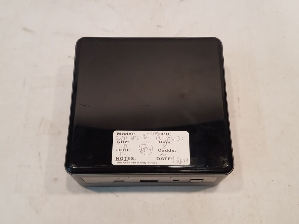 Intel NUC Mini PC with i5-10210U, 8GB RAM, 256GB SSD