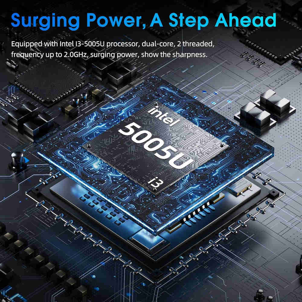 SGIN 17.3 Inch Laptop - High-Performance IPS HD Display, 4GB RAM, 128GB SSD