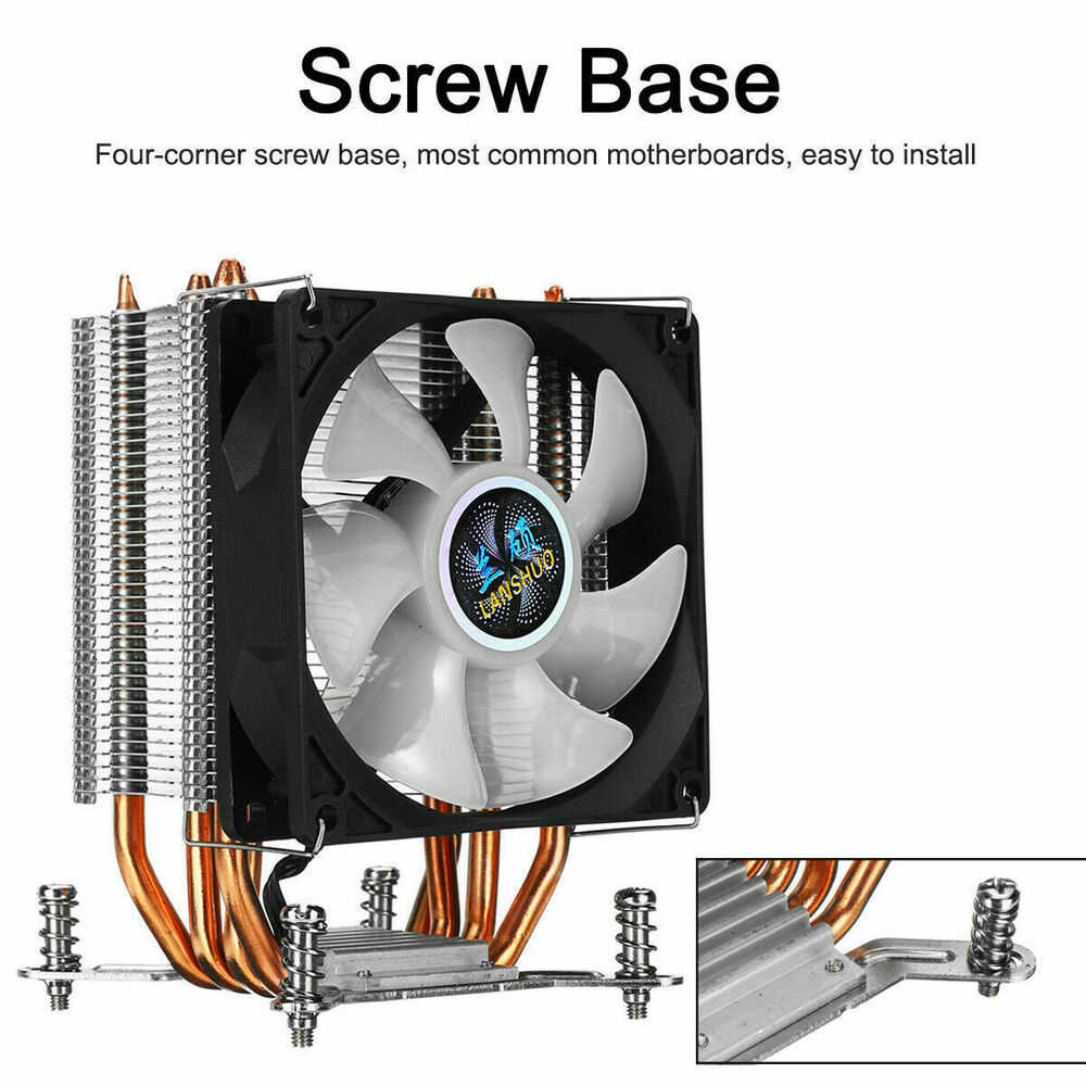 RGB LED Heatsink CPU Cooler for Intel LGA 2011 V2 V3 V4