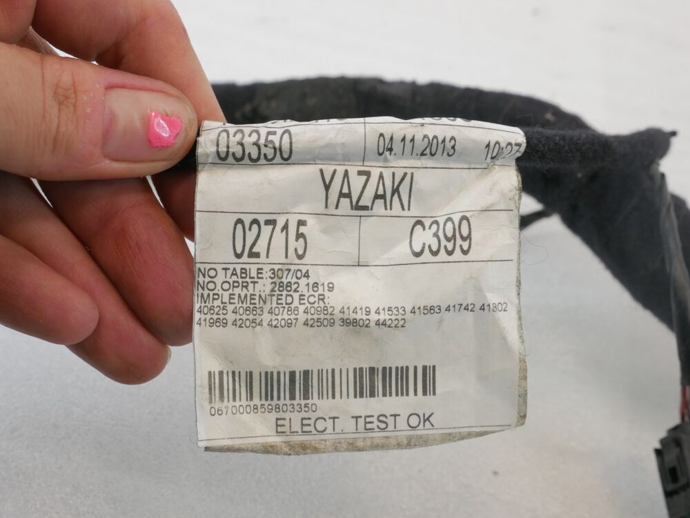 2014-2017 Maserati Ghibli S 3.0L V6 RWD OEM Rear Fuse Relay Box with Cover