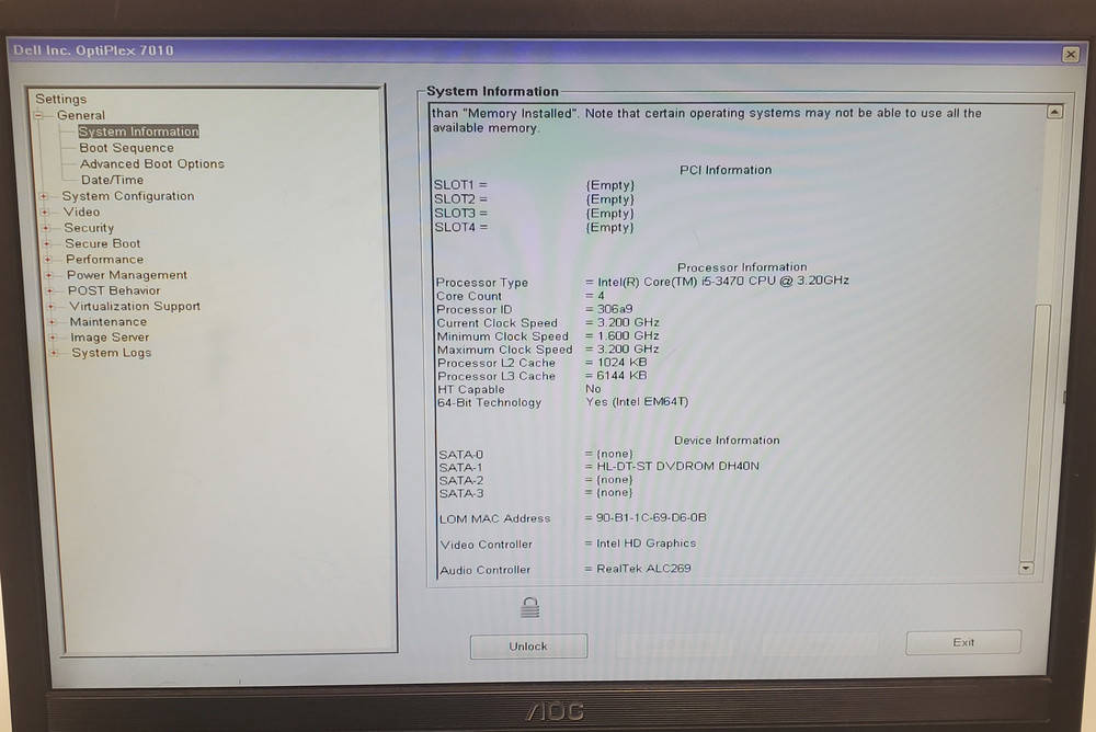 Vintage Gaming PC - Dell Optiplex 7010 with Intel Core i5 3.2GHz, 8GB RAM