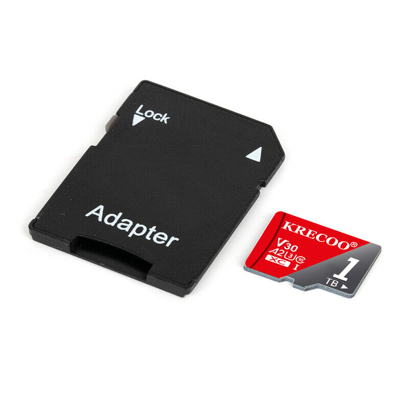 High-Capacity Micro SD Cards with Adapter - 32GB to 1024GB