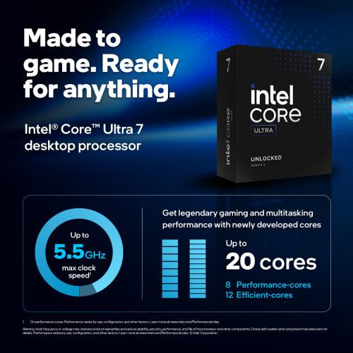 Intel Core Ultra 7 Desktop Processor 265K - 20 Cores Powerhouse