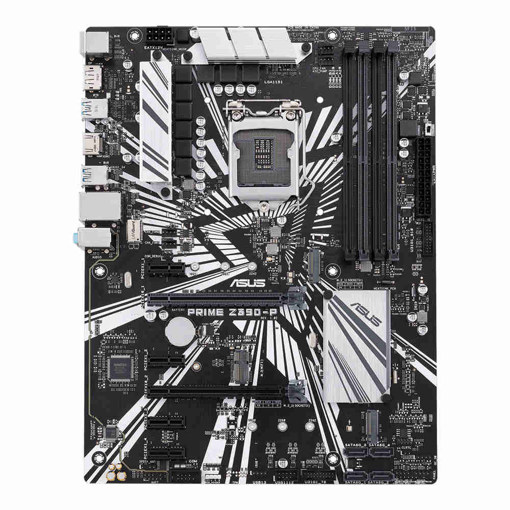 ASUS PRIME Z390-P Motherboard - Intel Z390 Chipset, LGA1151, ATX