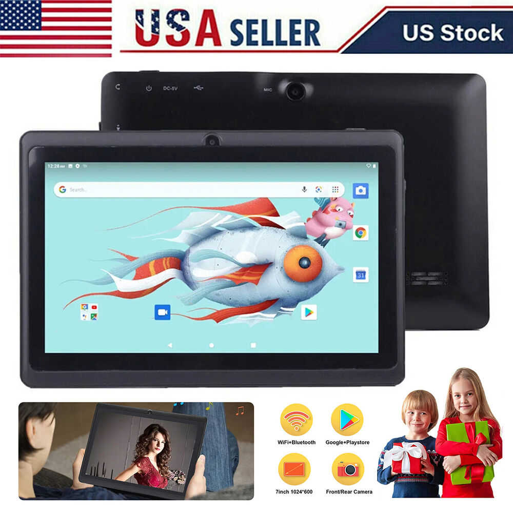 7 Inch Kids Tablet with Android 11, 2GB RAM + 32GB Storage, WiFi, 4000mAh Battery