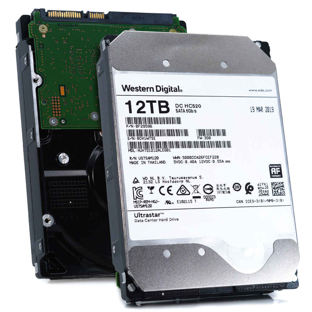 WD HGST Ultrastar HC520 12TB 7.2K RPM SATA 3.5" HDD