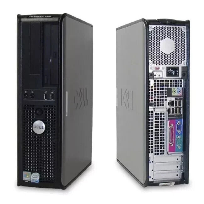 Dell Optiplex 745/755/760 SFF Desktop PC with Core 2 Duo, 4GB RAM, 250GB HDD