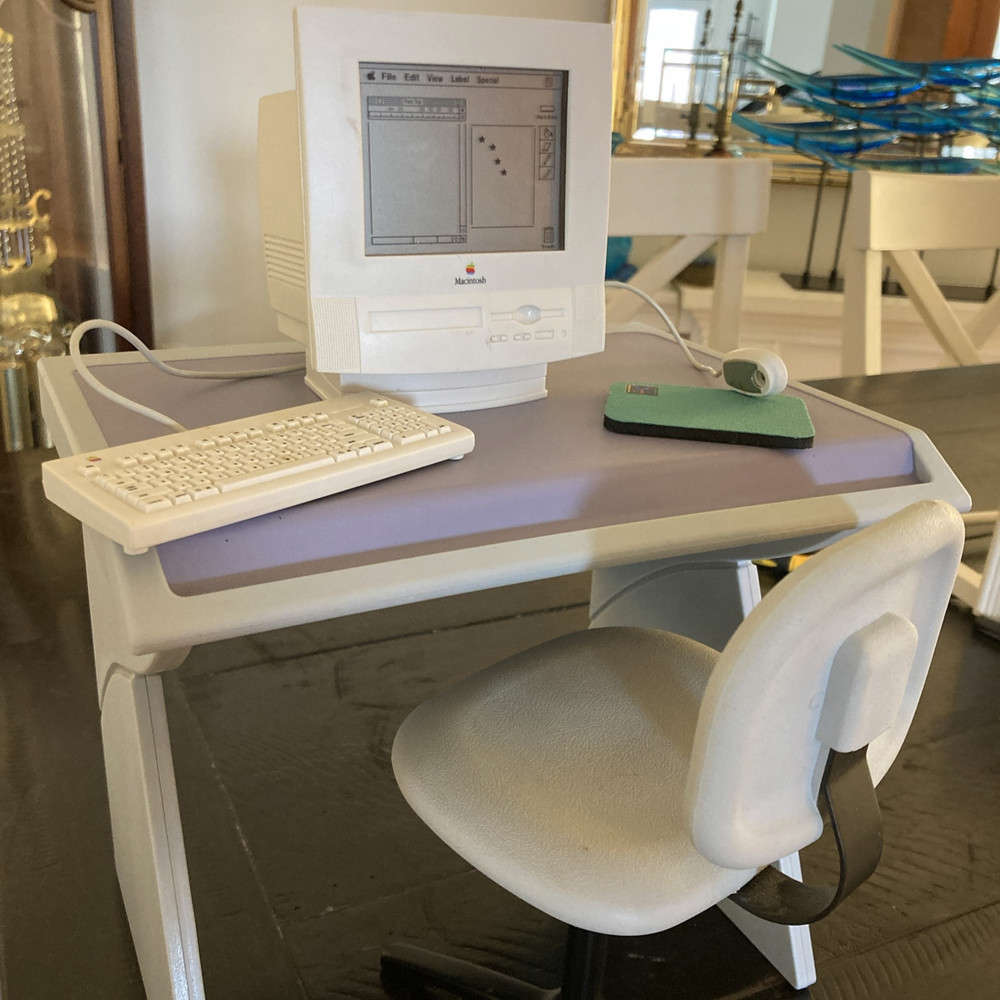 American Girl Computer Station and Dresser Toy Set