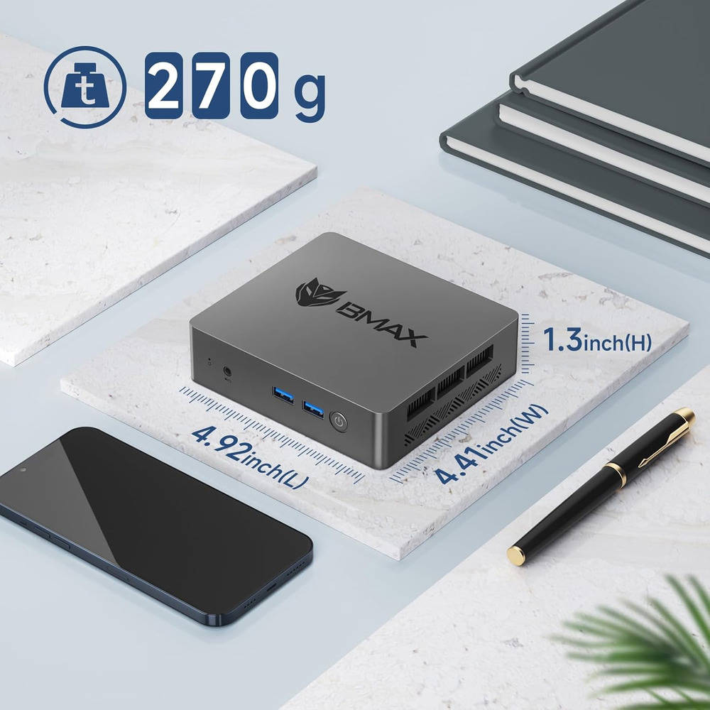 B3 Pro Mini PC - Intel N5095, 8GB RAM, 256GB SSD