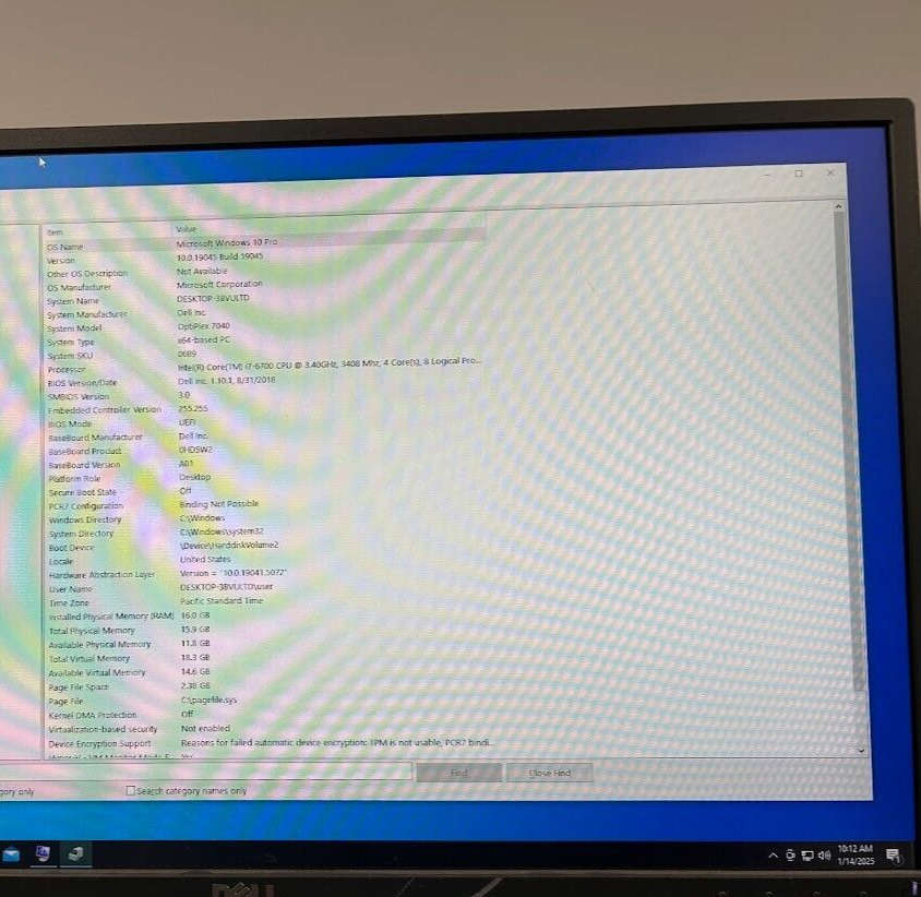 Dell Optiplex 7040 SFF Business Desktop PC
