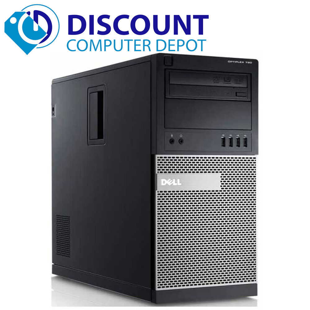 Dell Desktop Computer Tower - High-Performance Quad Core i5, 16GB RAM, 512GB SSD