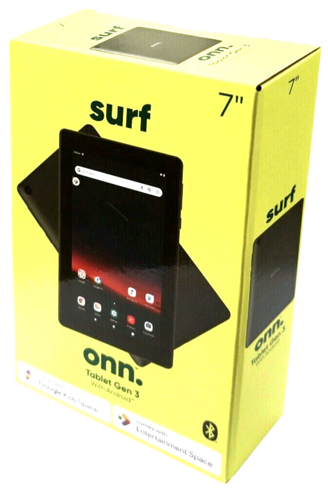 ONN Surf 7 Tablet Gen 3 (2022) - 32GB Storage, Quad-Core Processor, 2MP Camera