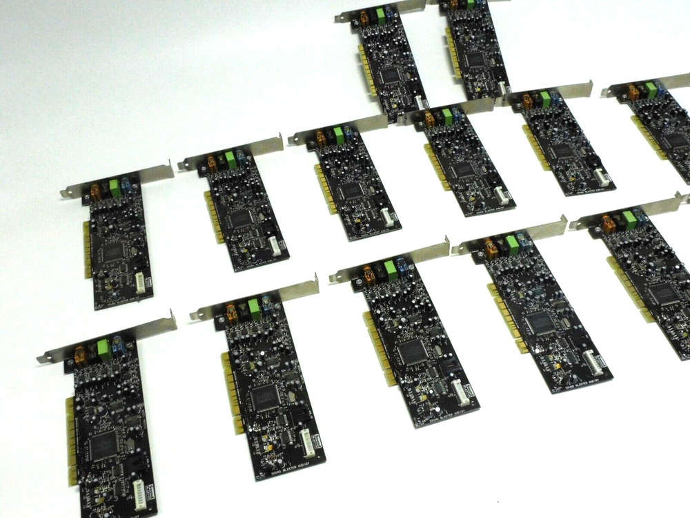 16-Piece Lot of Creative Sound Blaster SE SB0570 PCI71C1+ Channel Sound Cards