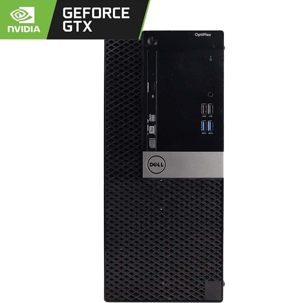 Dell Gaming Desktop Computer - Intel i7, 16GB RAM, 2TB HDD + 128GB SSD, 22" LCD, Windows 10