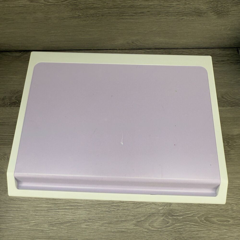 American Girl Computer Desk in Gray & Purple