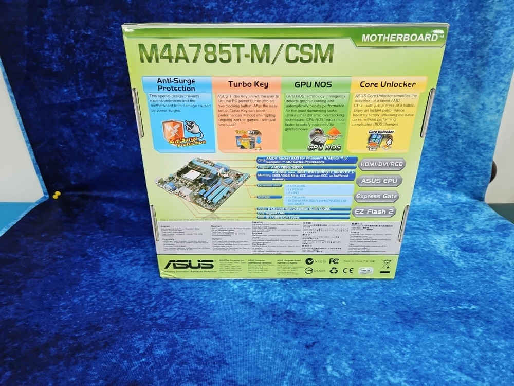 ASUS M4A785T-M/CSM AM3 AMD Motherboard - Reliable Performance