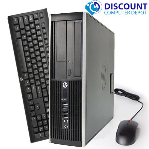 HP Desktop Computer PC with Core i3, 8GB RAM, 128GB SSD, DVD, WiFi, Windows 10 and 19" LCD